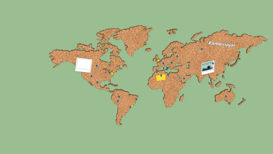 Mapa Mundi Cortiça