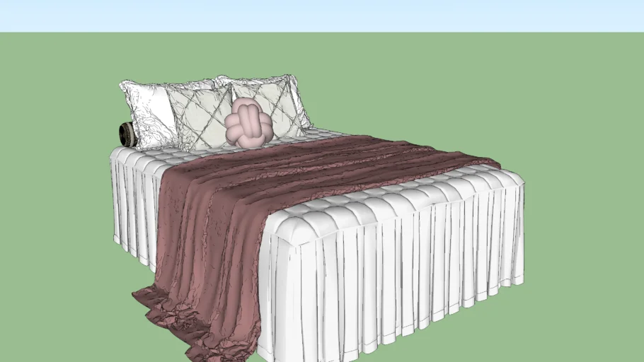 Cama casal menina