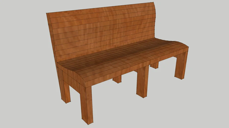 Wooden Bench