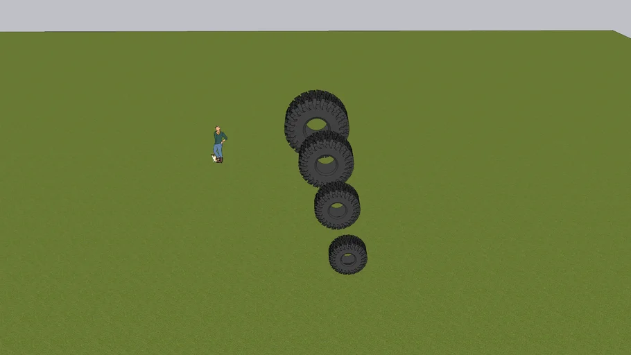 Scaleable Bogger Tire