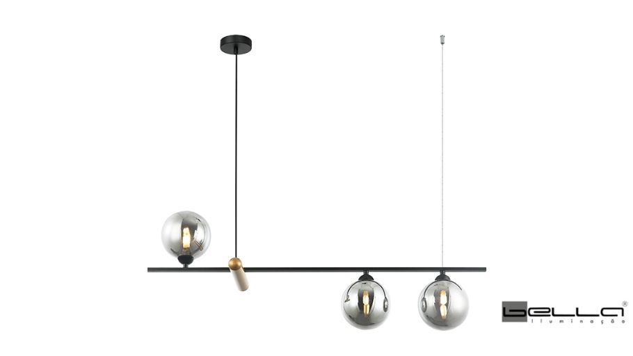 Pendente Bambu HL017SB - Bella Iluminação