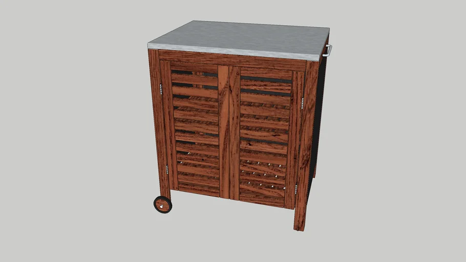 ÄPPLARÖ/KLASEN  Storage cabinet, outdoor