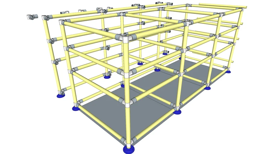 abs coated pipe, pipe rack assembly