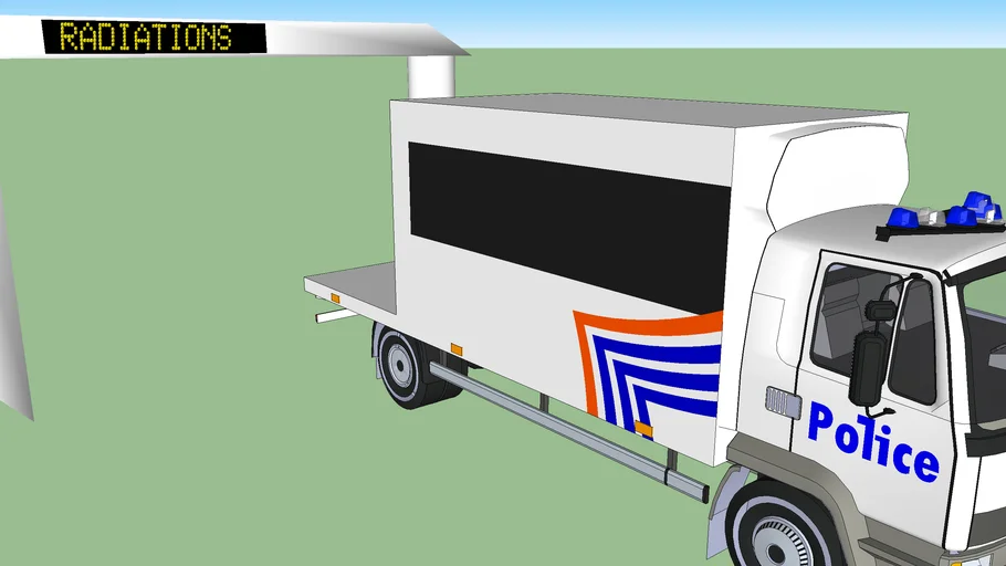 Camion scanner  - Police fédérale belge