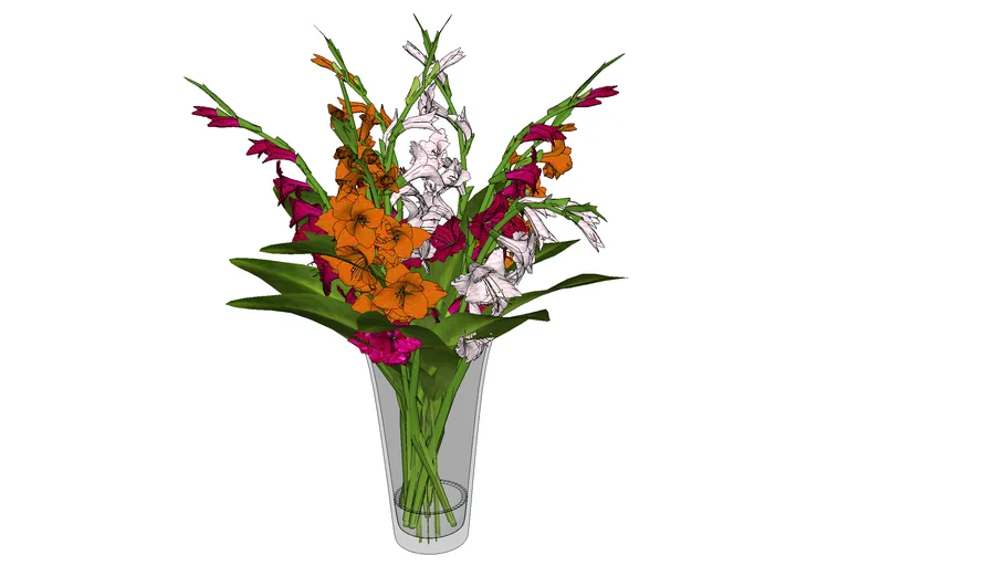 Vaso com flores
