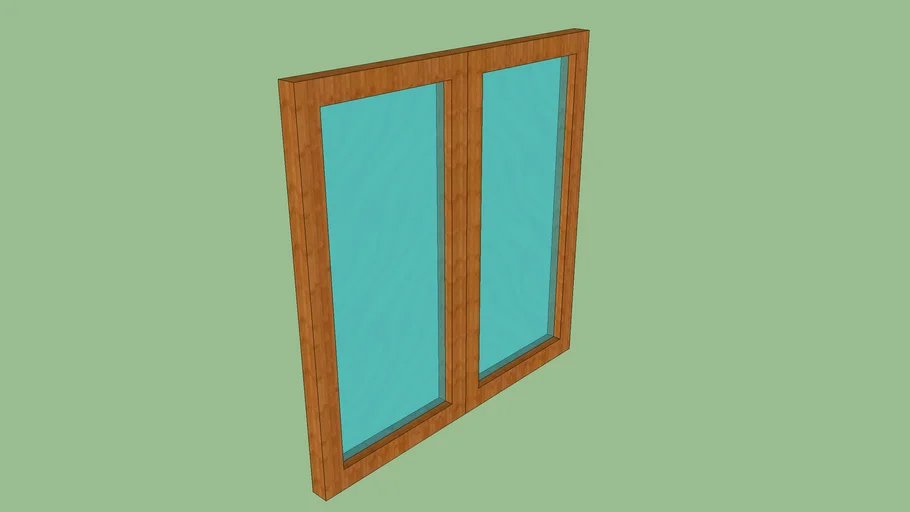 fenêtre en bois