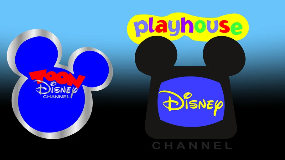 Playhouse Disney Channel Logo With A Logo Of Toon Disney 