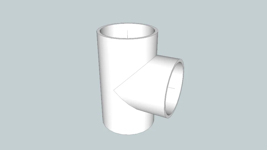 4 inch PVC Tee