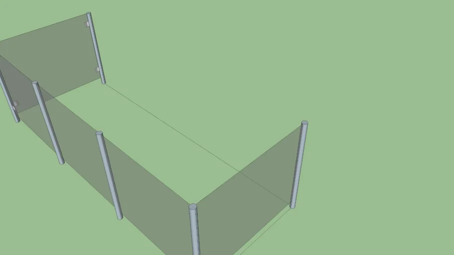 Barandal cristal