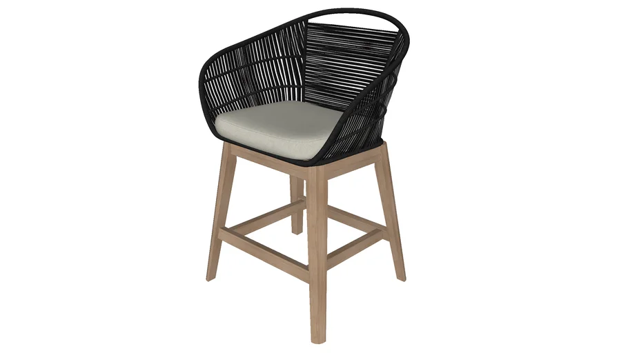 Jesper CounterStool Dark Gray Cord By Modloft
