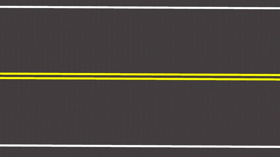 two laned road, wide