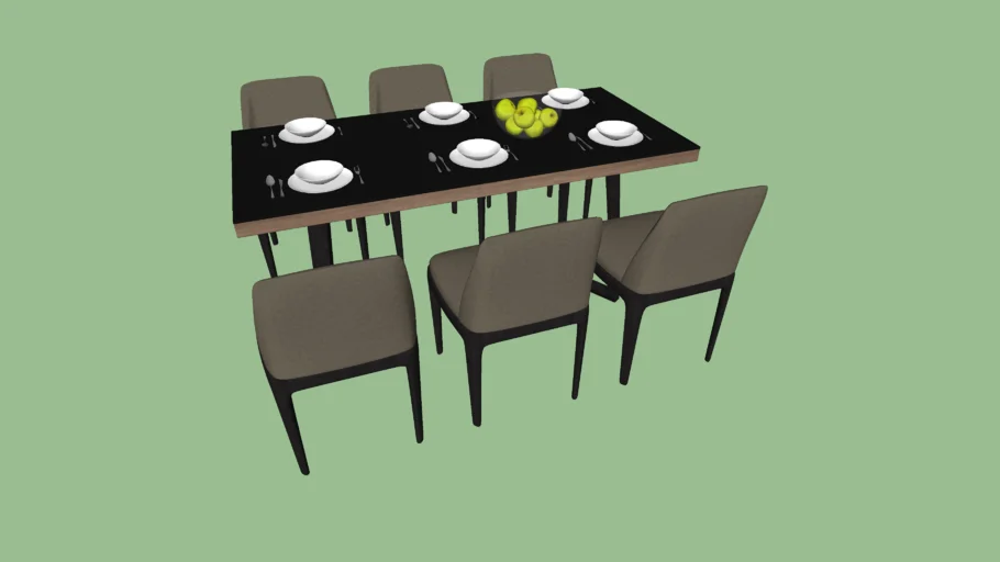 Table dining | 3D Warehouse