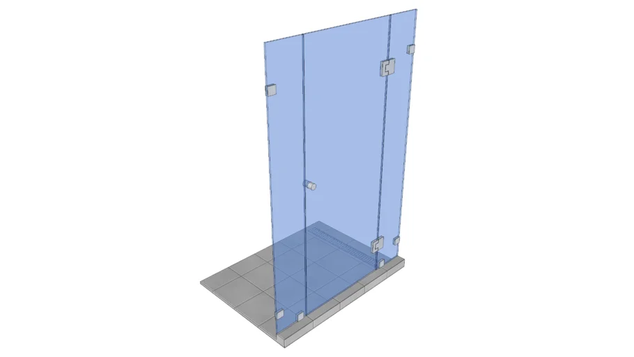 Shower cubicle 1200 x 900