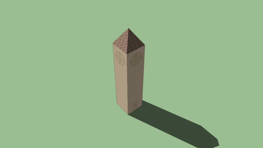 Tilted Towers Clock Tower