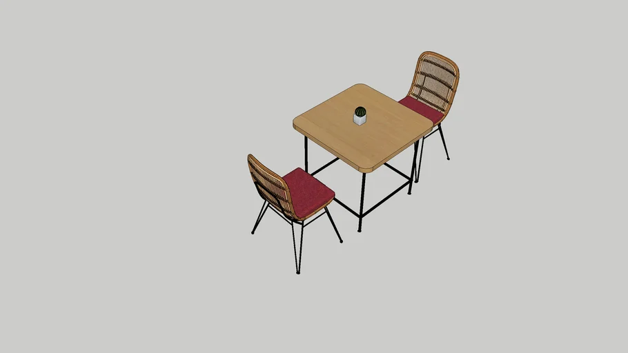 OUTDOOR COFFEE TABLE SET
