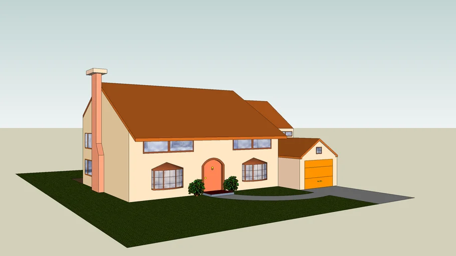Simpsons house