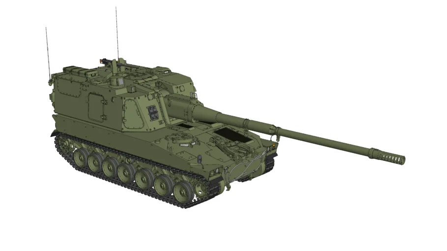 【War Thunder】TYPE 99 155 SPH 3D MODEL