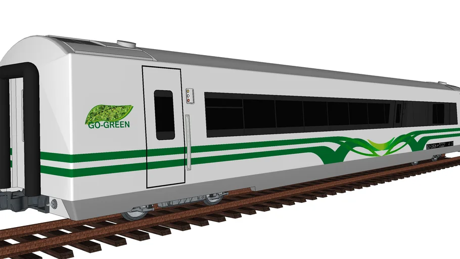 First Class Passenger Car (Argo Bromo Anggrek Train "Go Green" Livery)