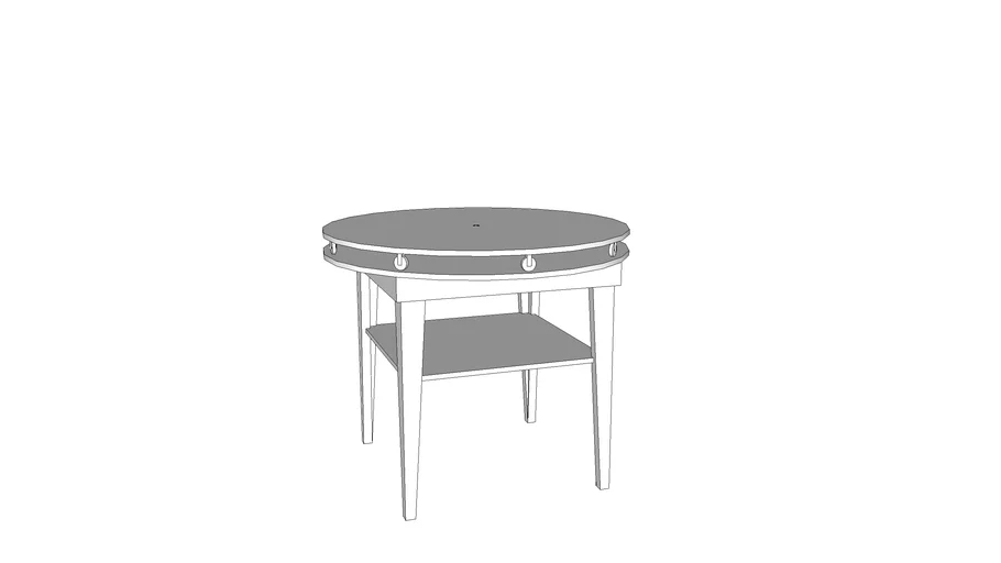 DIY  4' Rotating Workshop Table