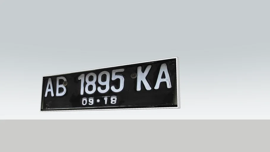 PLAT NOMOR MOTOR