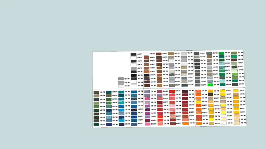 RAL colours