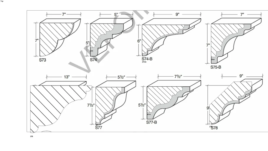 VEFO Foam Moulding  S73 - S78