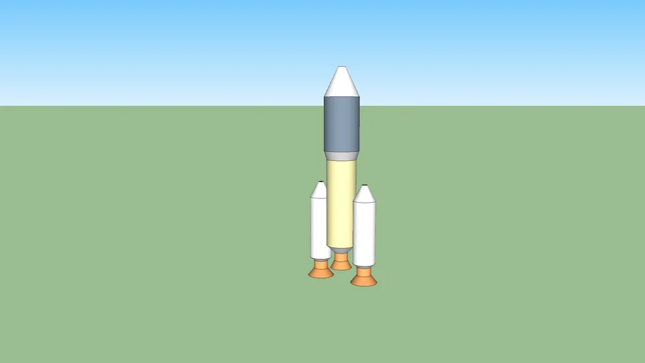 Titan IIIE Rocket with Centaur Upper Stage