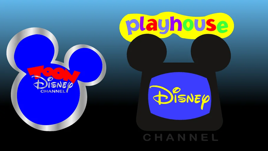 Playhouse Disney Channel Logo With A Logo Of Toon Disney 