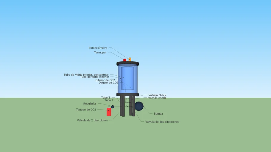Biorreactor de algas