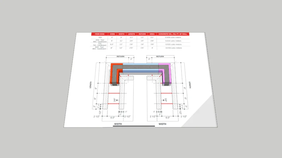 SuperForm ICF 6” Core Blocks