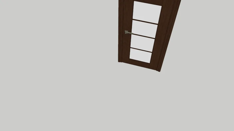 BROWN DOOR window