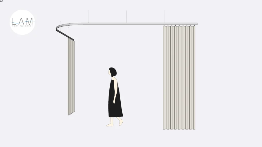 Linen curtain