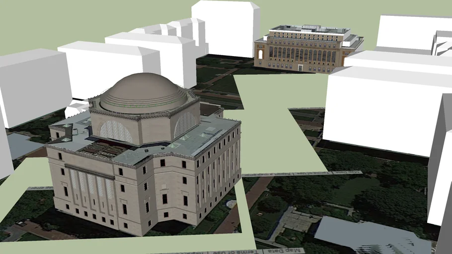 Columbia University Campus (Non-Textured)