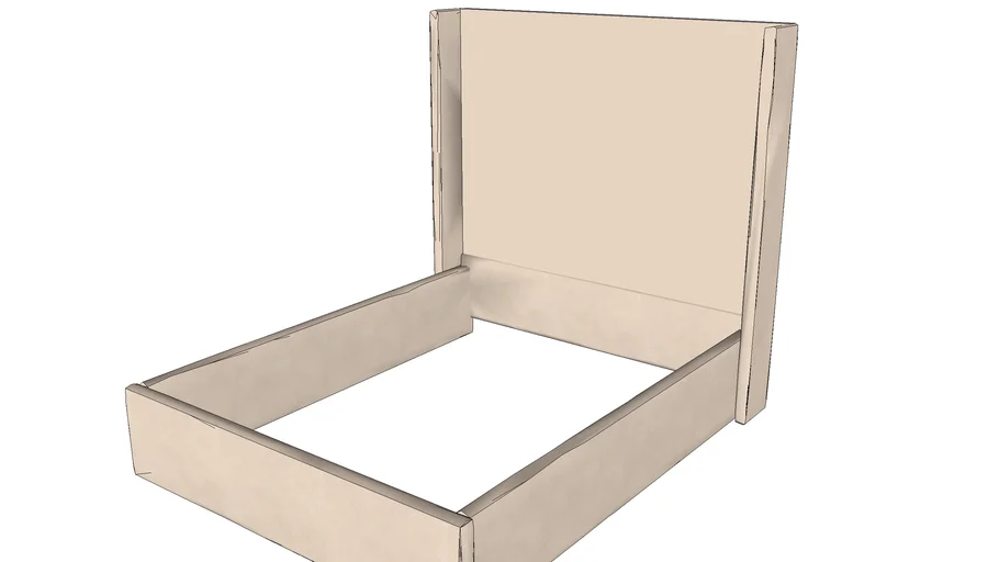 Harper Tall Platform Bed | Pottery Barn