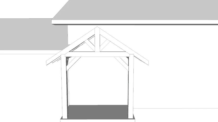 King post porch