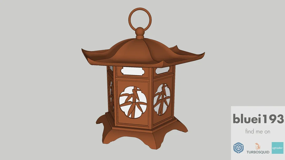 BAMBOO METALLIC LAMP