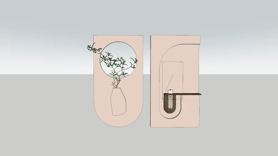 Hanging plant wall