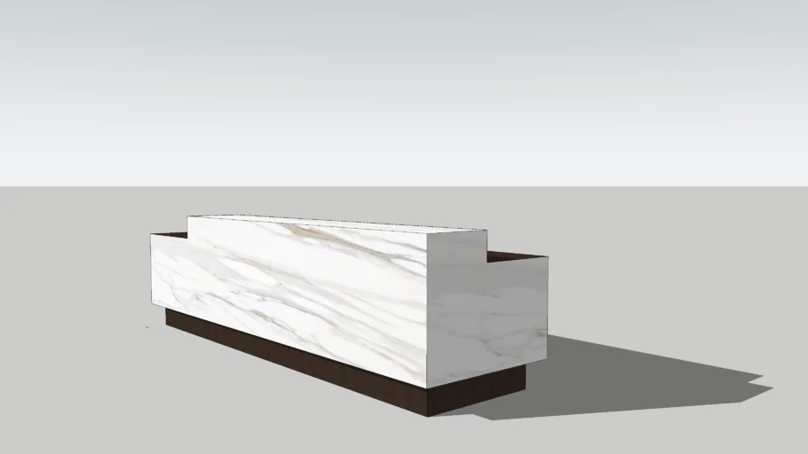 Modern reception desk