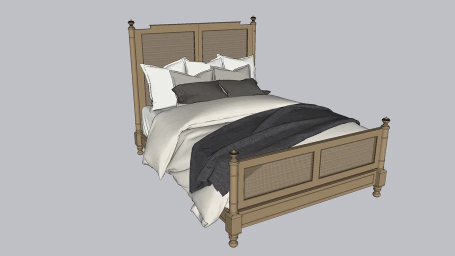 Wood Frame Bed