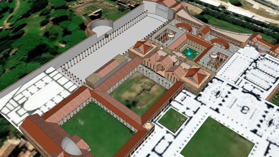 ROME ANTIQUE n°3 , LE PALATIN, DOMUS AUGUSTANA