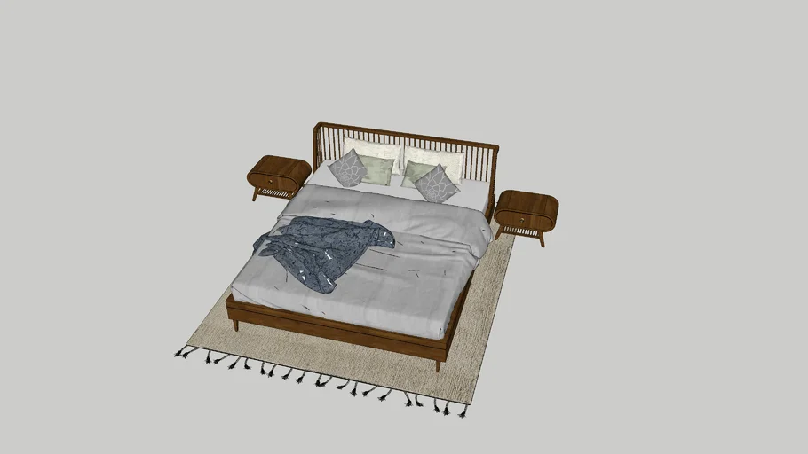 vintage bed