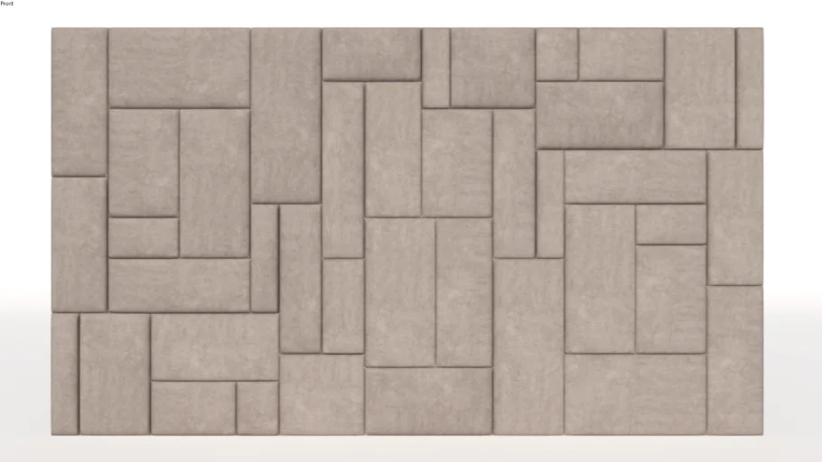 3D Wall Panel_Velvet Rectangles_Soft
