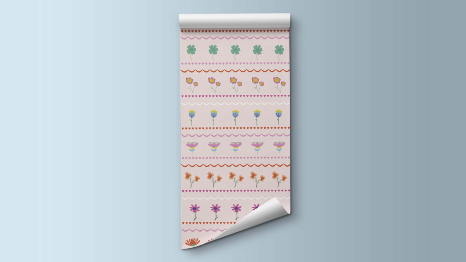 Papel de parede - Cardigan Florido
