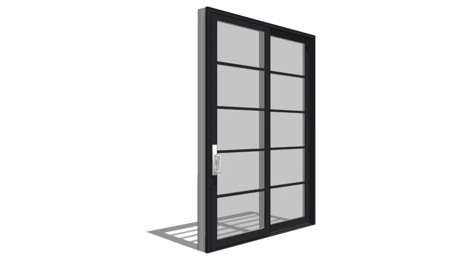Pella Reserve Contemporary Sliding Door - 2-Panel