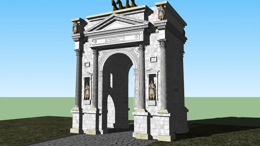Arco dei Gavi - Ricostruzione