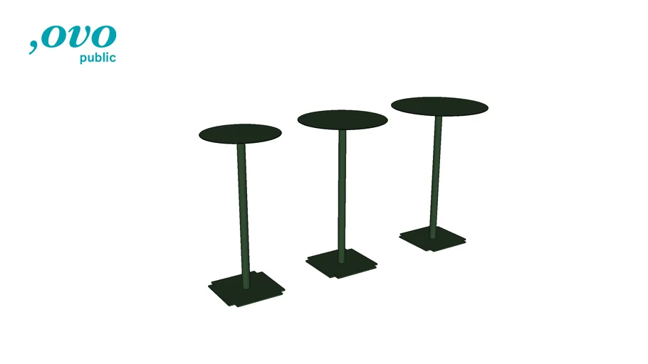 Mesa Obi redonda - café