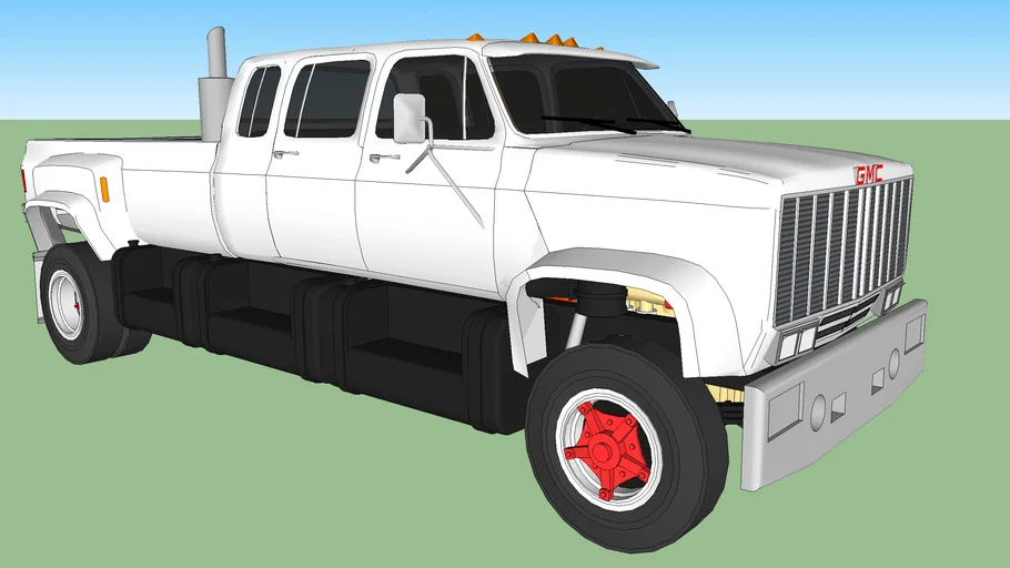 1986 GMC TOPKICK CUSTOM CREW KING CAB