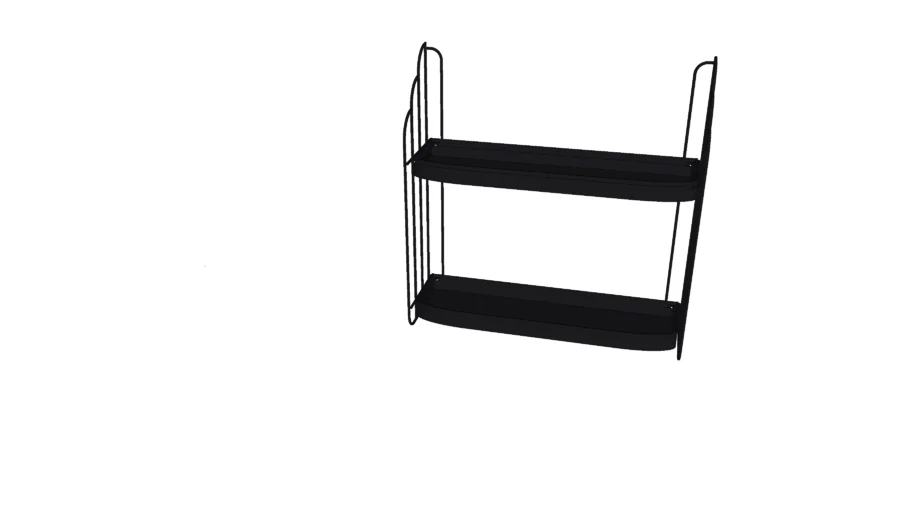 IKEA APOTEKARE wall shelf black