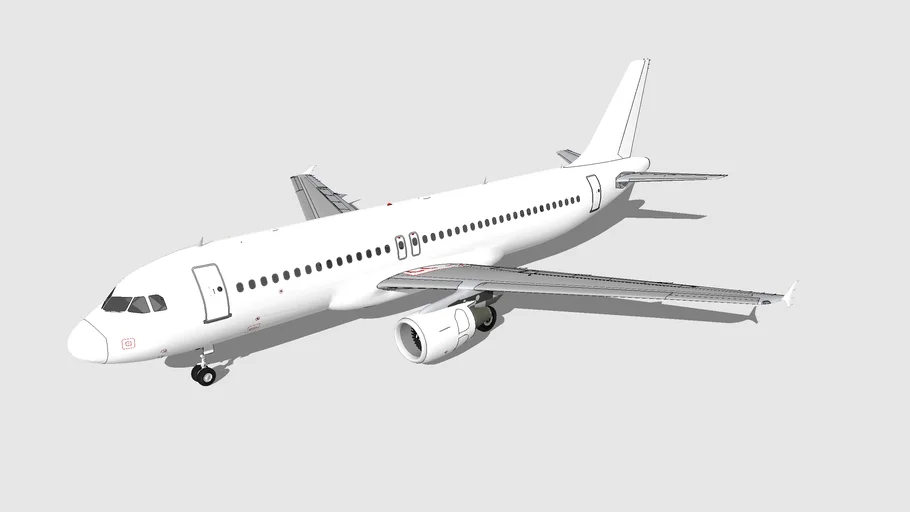 Airbus A320-200 CFM Fences Template