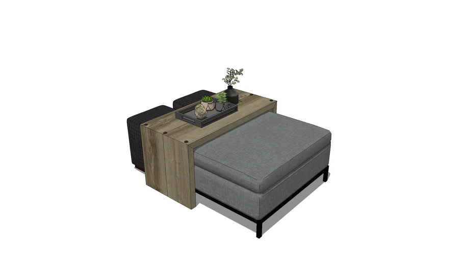 COFFEE TABLE - OTTOMAN